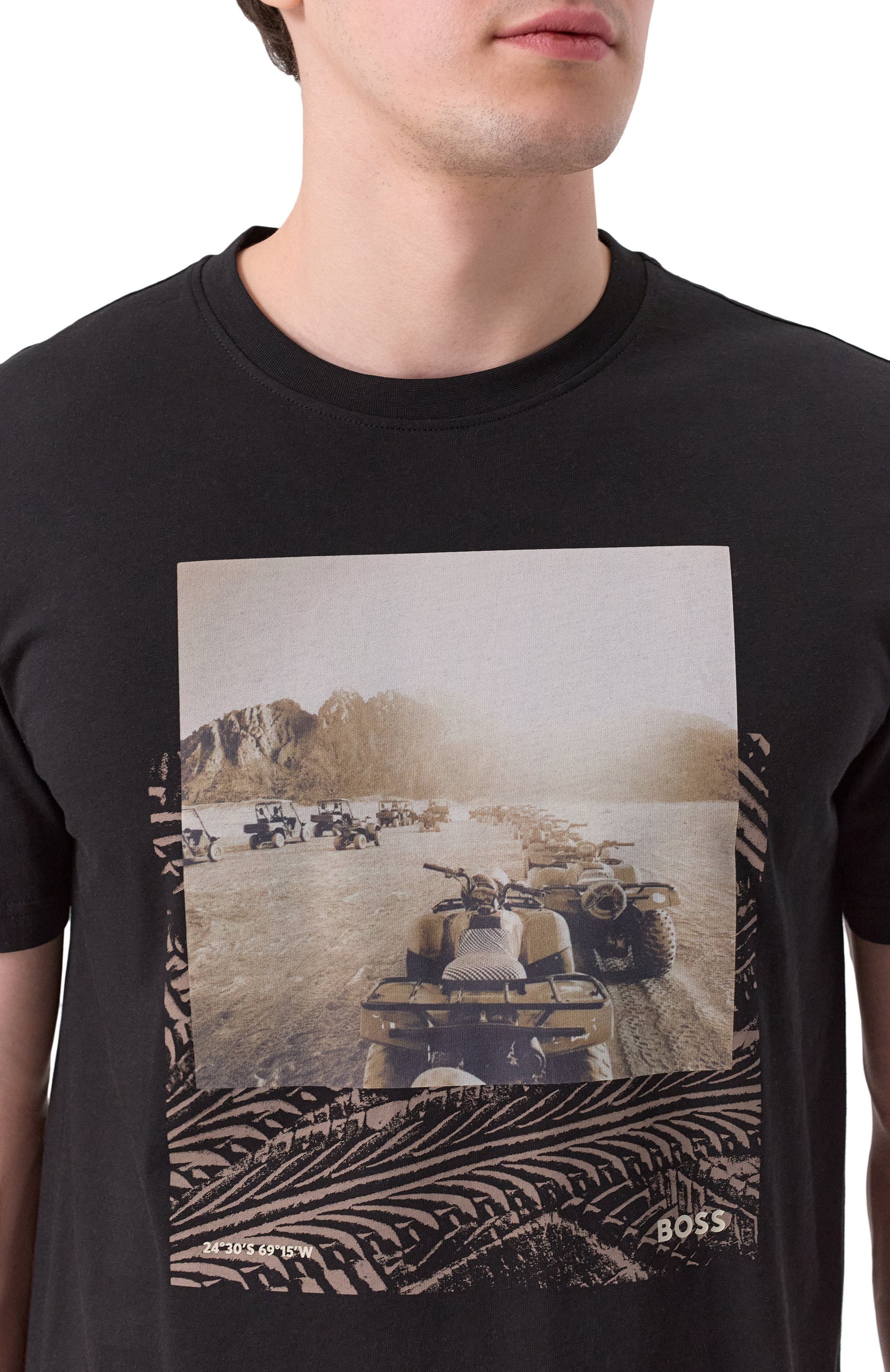 Хлопковая футболка BOSS ORANGE, арт. 50539187, фото 5