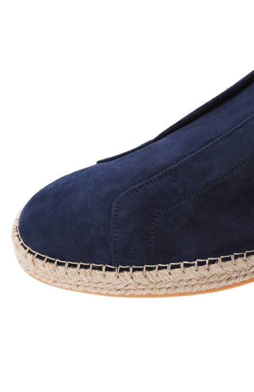 Замшевые эспадрильи Cleanic Santoni MBCG22091PBTTAYX Синий  MBCG22091PBTTAYX Фото 7