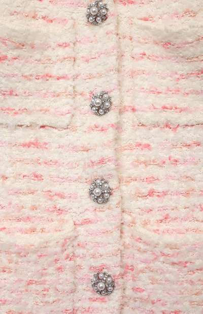 Твидовое платье SELF-PORTRAIT KIDS розового цвета по цене 32850 руб., арт. RS22-725, фото 3 Твидовое платье SELF-PORTRAIT KIDS, арт. RS22-725, фото 3