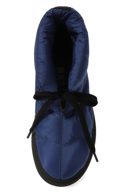 Утепленные сапоги MSGM kids Синий, фото 4