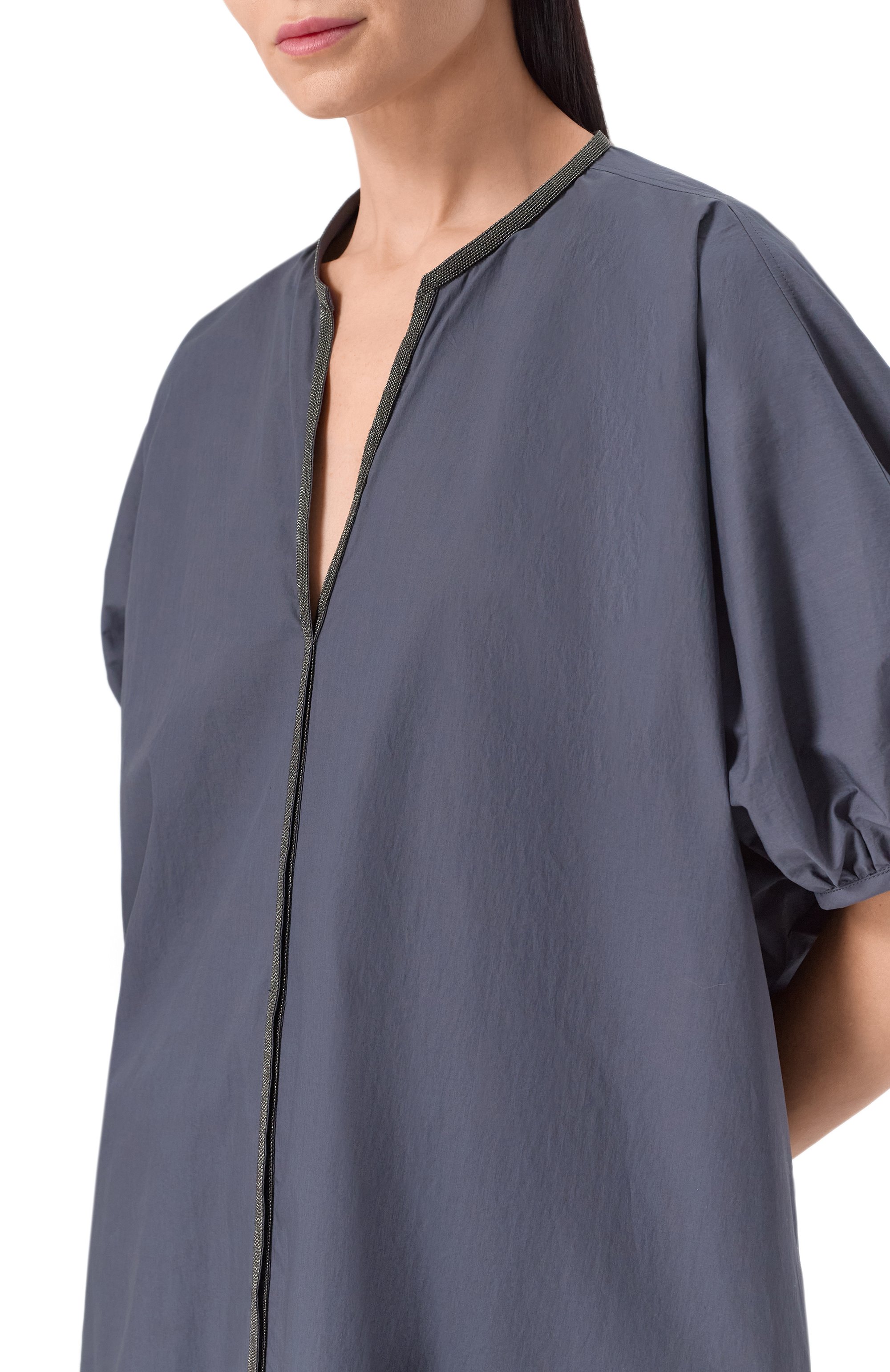 Хлопковая блузка BRUNELLO CUCINELLI, арт. M0H93HB802, фото 5