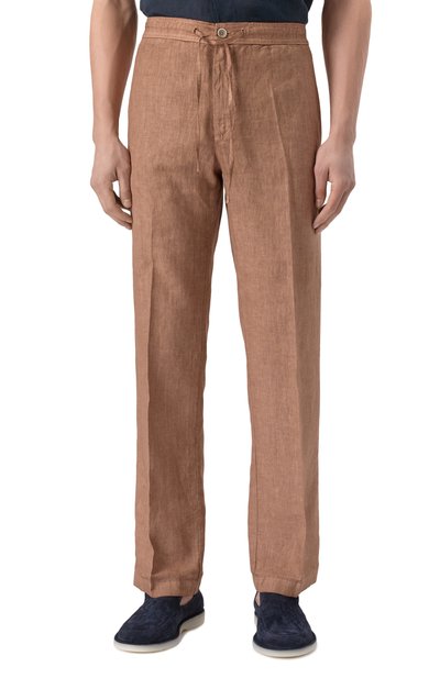 Льняные брюки 120% LINO, арт. 32ALIM29PT/0253/S00, фото 3