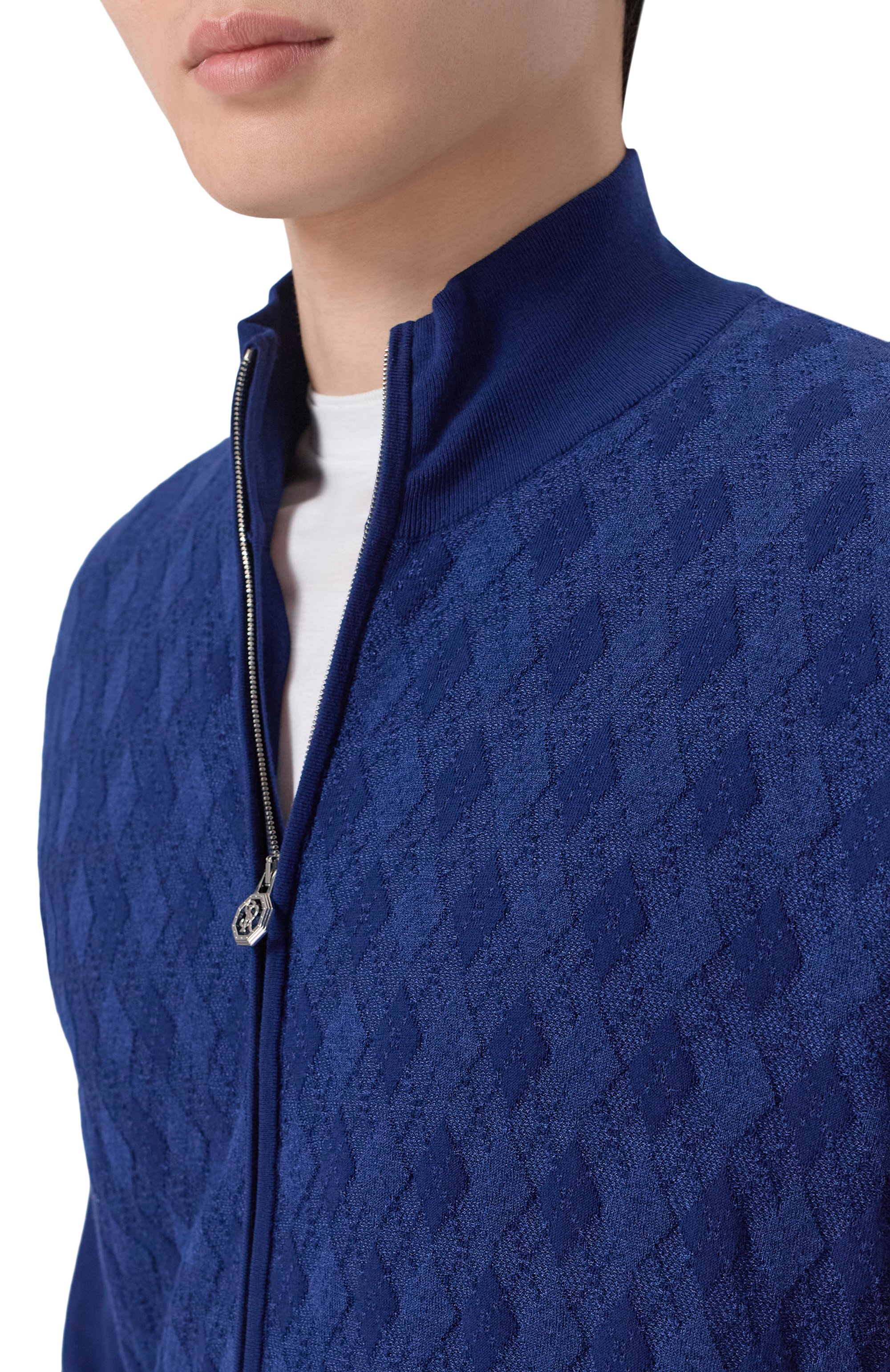 Кардиган из хлопка и шелка STEFANO RICCI, арт. K414017R30/F26268, фото 5