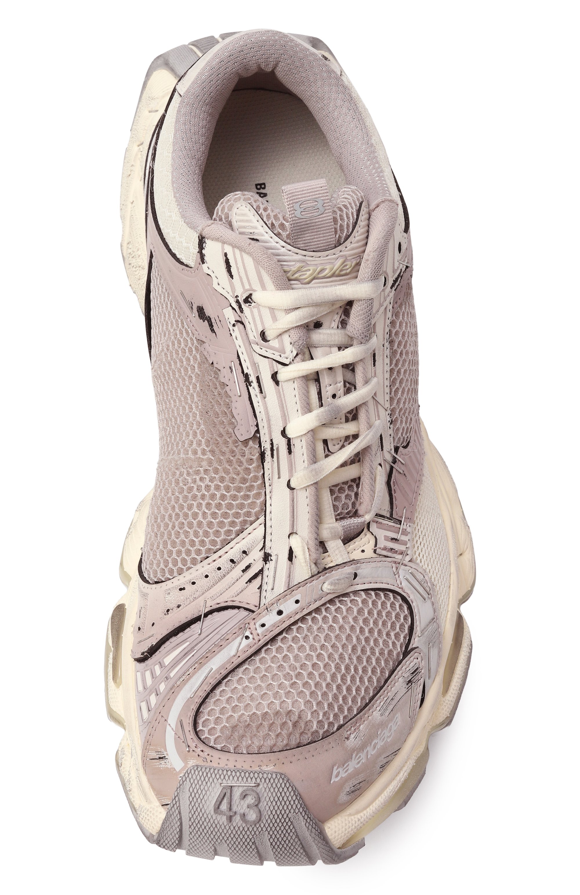 Комбинированные кроссовки stapler BALENCIAGA, арт. 803681/W3ST4, фото 6