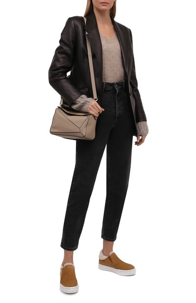 Замшевые слипоны MIU MIU, арт. 5T382D-FDW-F0046-005, фото 3