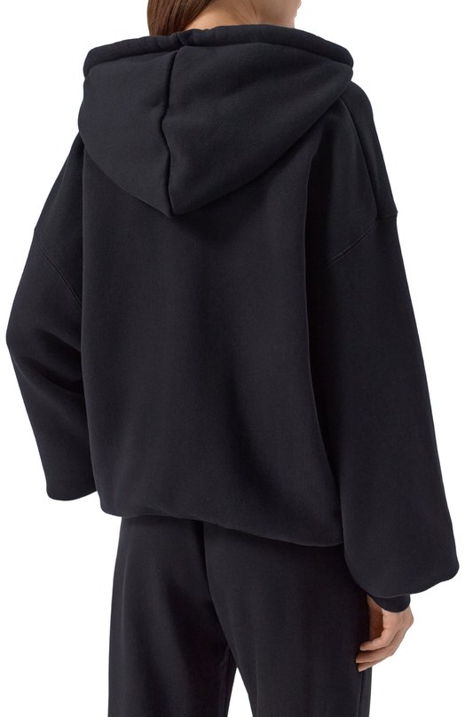 Хлопковое худи Off-White 0WBB058C99FLE001 Чёрный  0WBB058C99FLE001 Фото 4