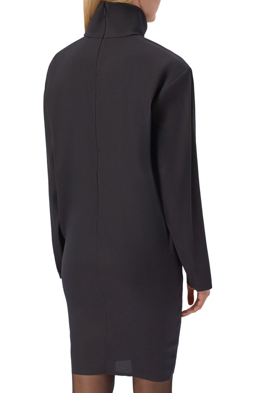 Шелковое платье Saint Laurent 849606/Y6I85 Чёрный  849606/Y6I85 Фото 3