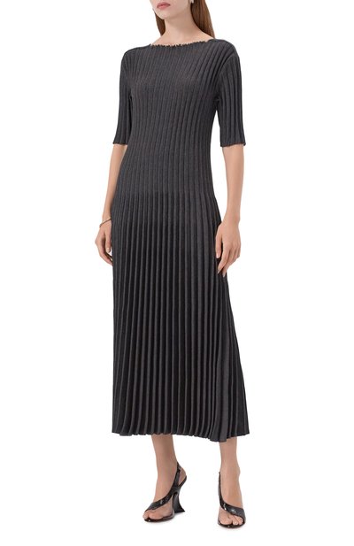 Шерстяное платье MRZ серого цвета по цене 127000 руб., арт. FW25-0029, фото 3 Шерстяное платье MRZ, арт. FW25-0029, фото 3