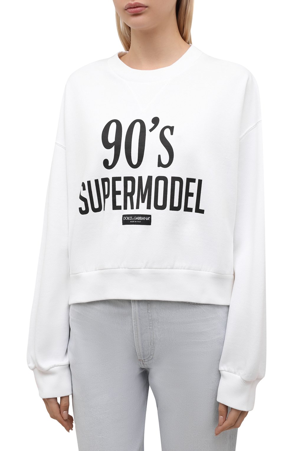 Хлопковый свитшот DOLCE & GABBANA, арт. F9L05T/FU7DU, фото 3