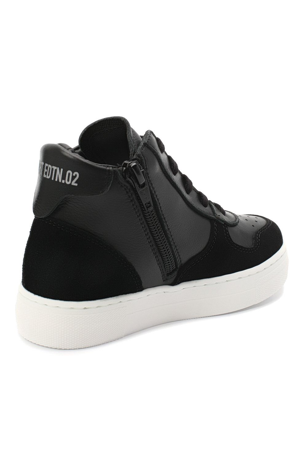 Высокие кожаные кеды DSQUARED2, арт. 64924/CR0STA/18-27, фото 3