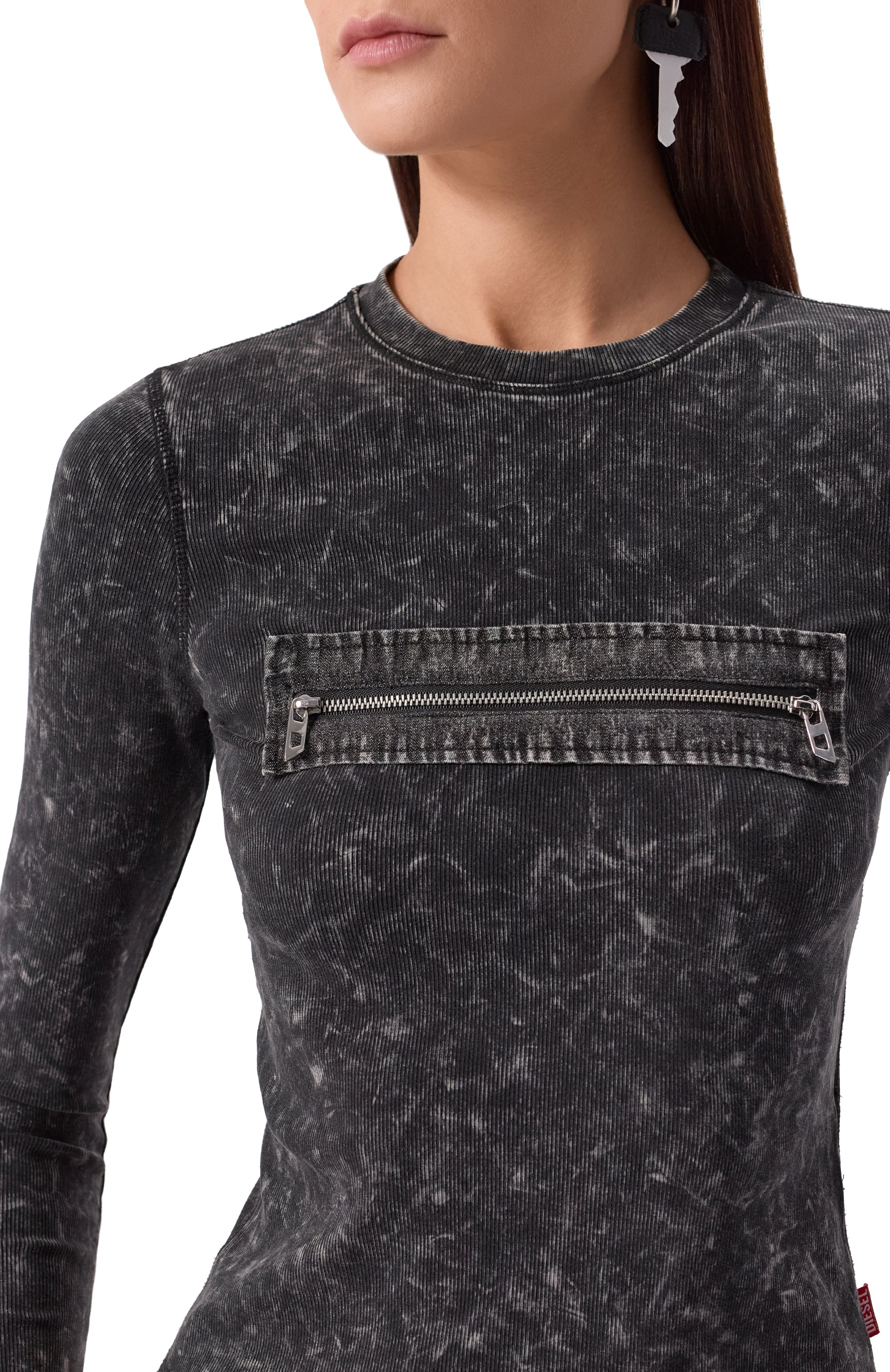 Хлопковый топ DIESEL, арт. A16628/0QMAU, фото 5