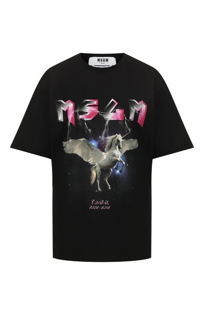 Женская хлопковая футболка MSGM, арт. 2842MDM289 207498