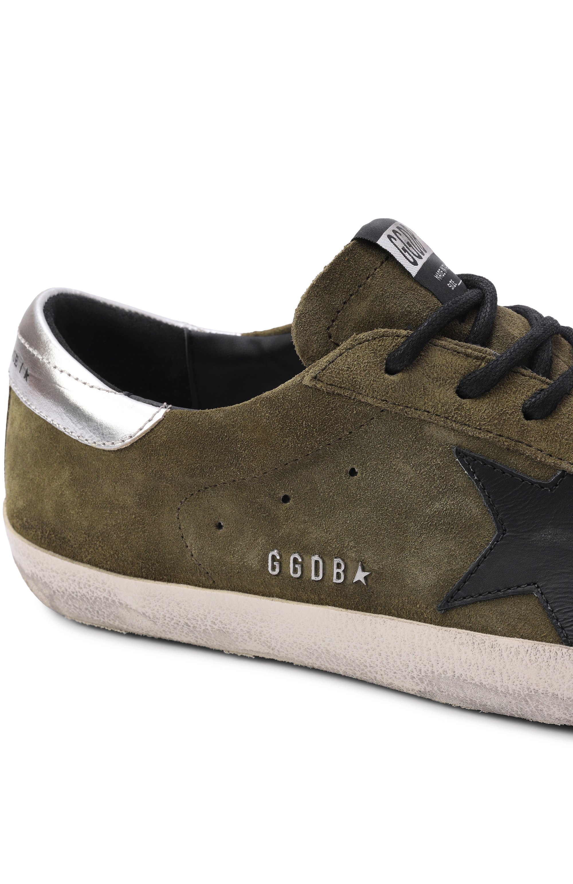 Замшевые кеды super-star GOLDEN GOOSE DELUXE BRAND, арт. GMF00101.F008697, фото 6