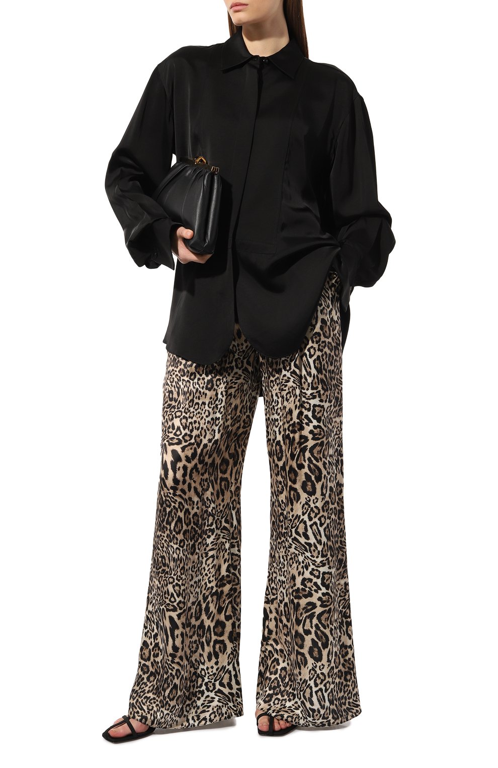 Брюки из хлопка и шелка FREEAGE, арт. WS24.PT114M.6001.9012, фото 2