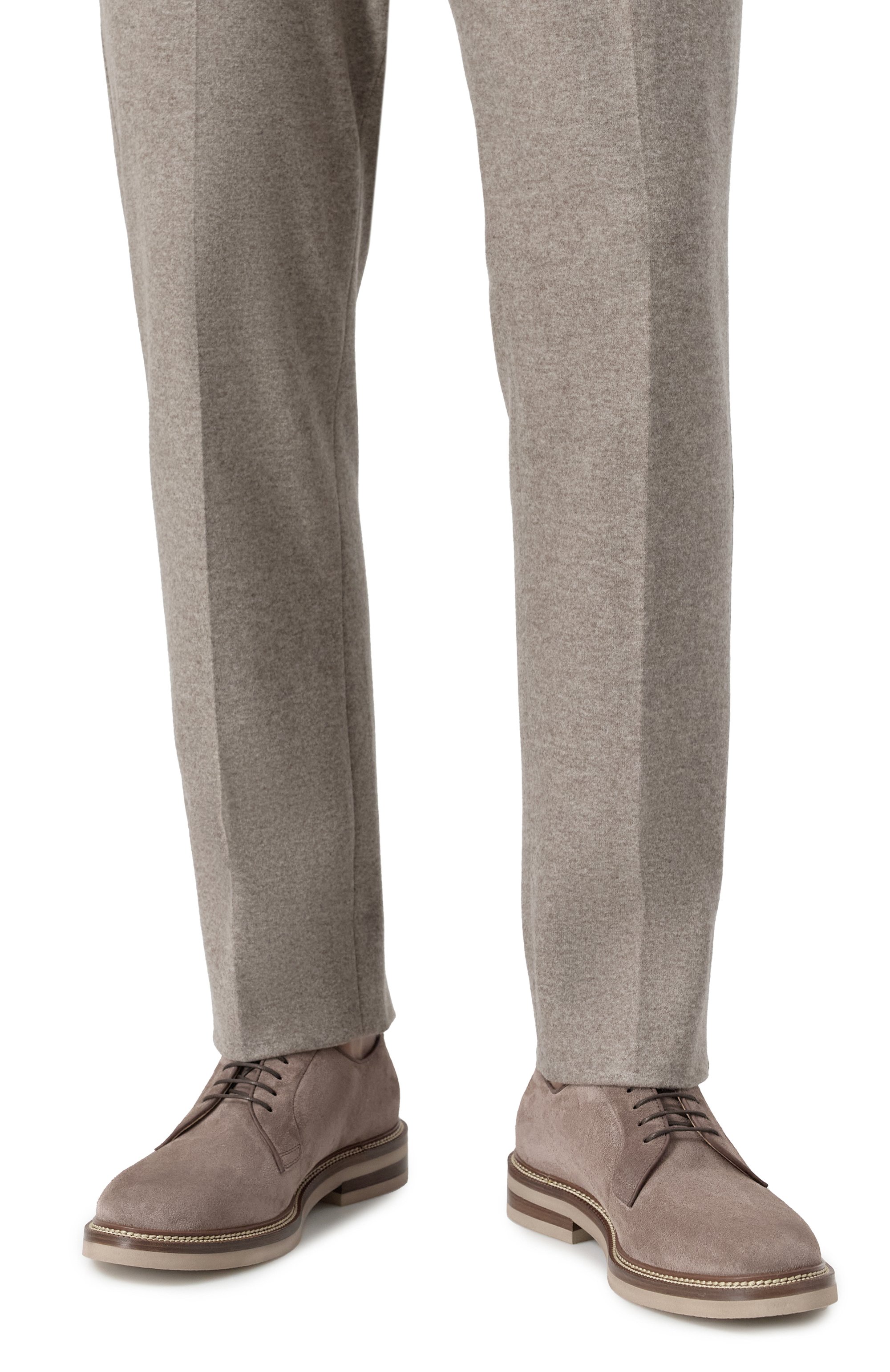 Замшевые дерби BRUNELLO CUCINELLI, арт. MZUPEAT708, фото 3