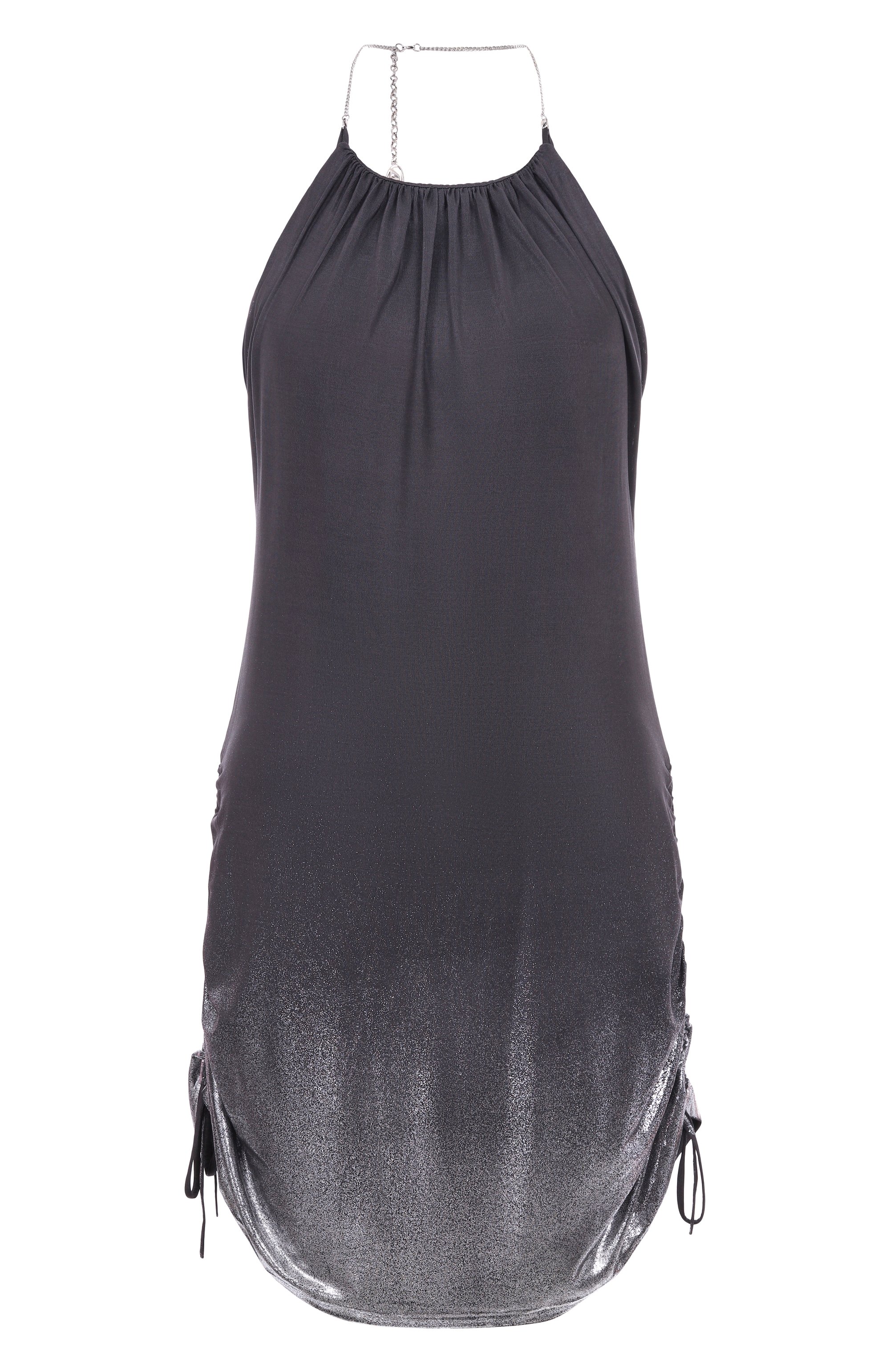 Платье d-iren DIESEL серого цвета по цене 42950 руб., арт. A18565/0JLBU, фото 1 Платье d-iren DIESEL, арт. A18565/0JLBU, фото 1