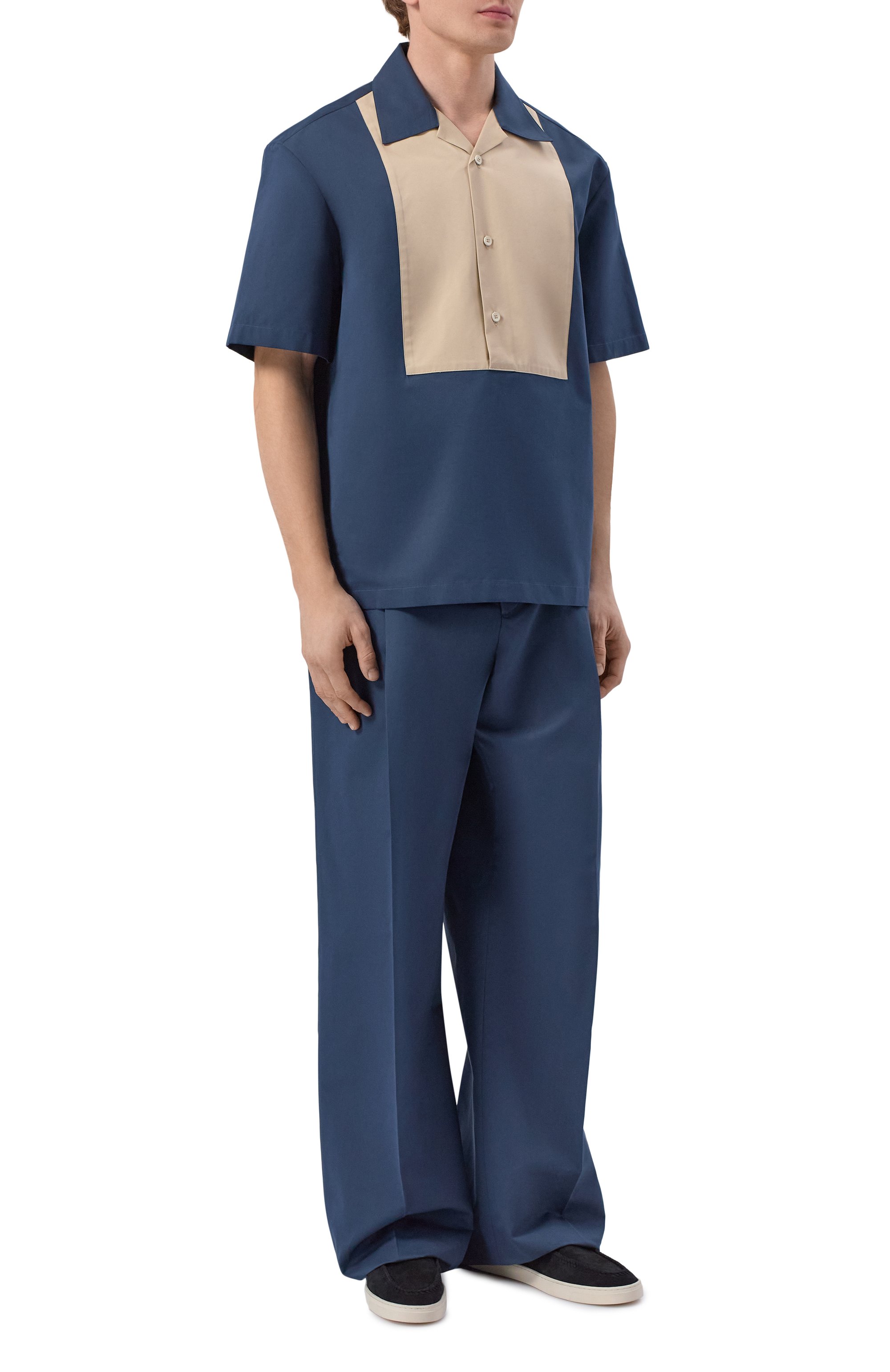 Рубашка из хлопка и шелка JIL SANDER, арт. J22DL0341/J45266, фото 2