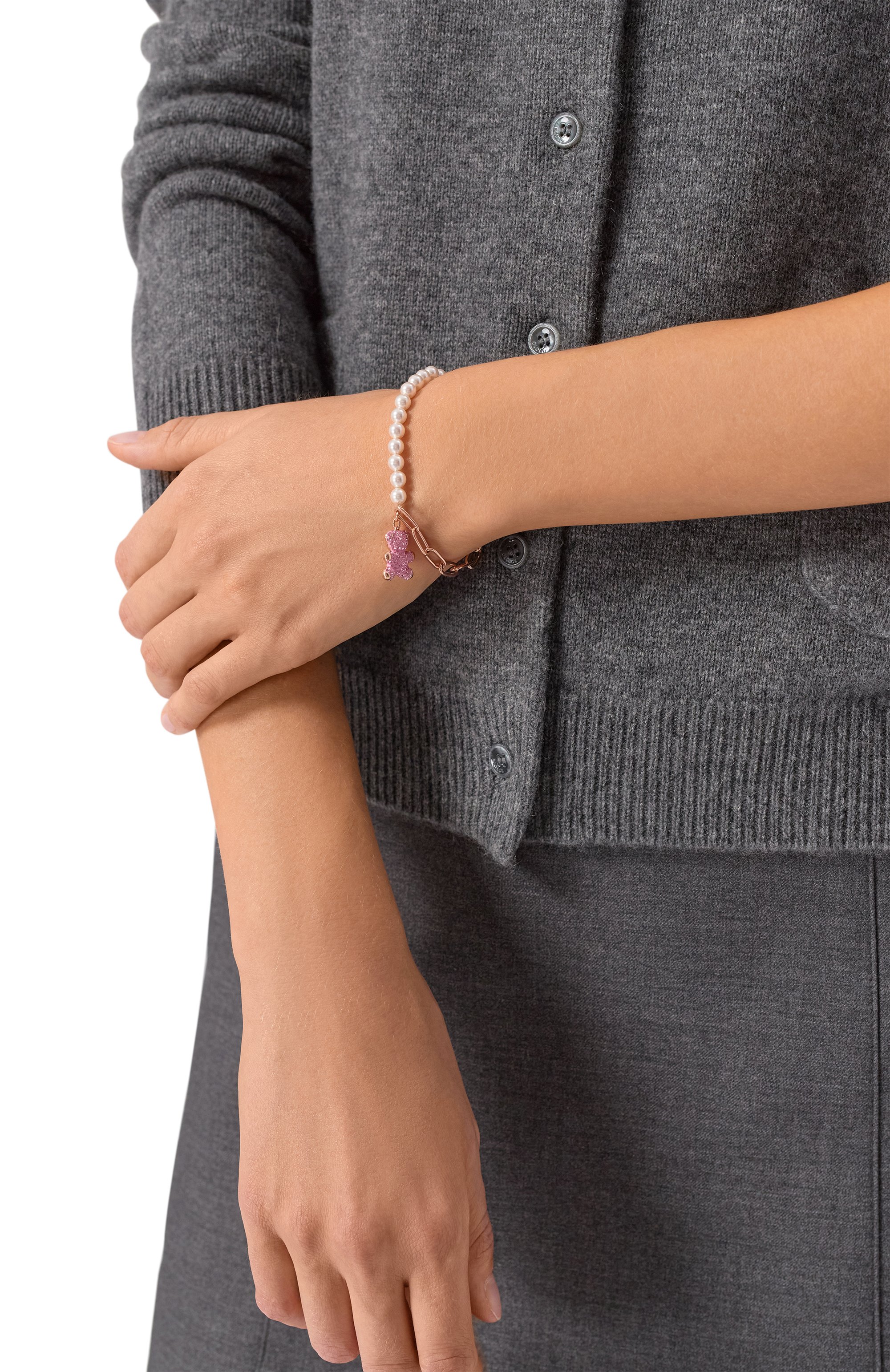 Браслет teddy SWAROVSKI разноцветного цвета по цене 27550 руб., арт. 5669169, фото 2 Браслет teddy SWAROVSKI, арт. 5669169, фото 2