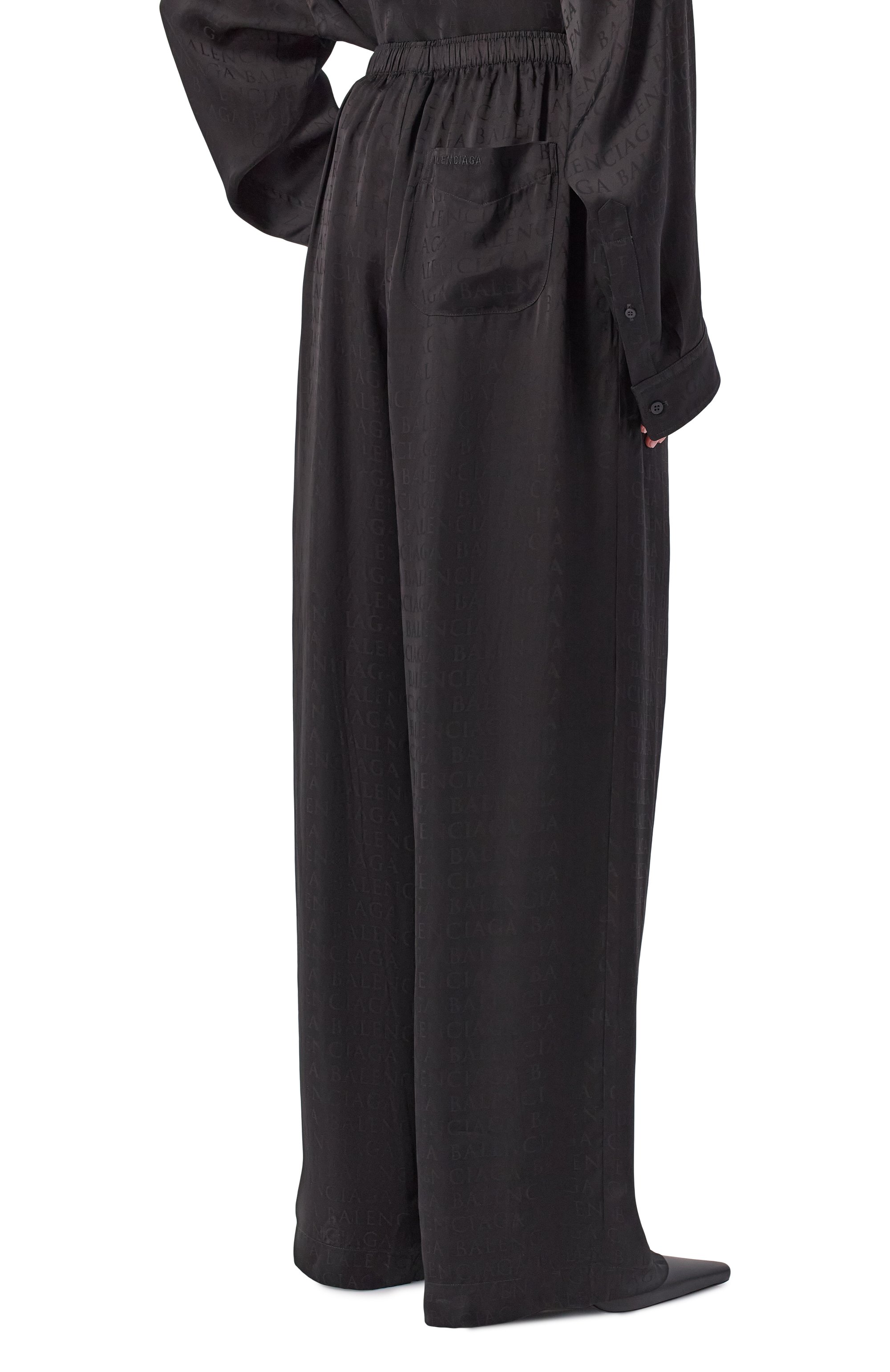 Брюки из вискозы BALENCIAGA, арт. 850696/TT054, фото 4