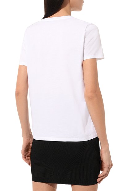 Хлопковая футболка BALMAIN, арт. YF1EF005BB37, фото 4