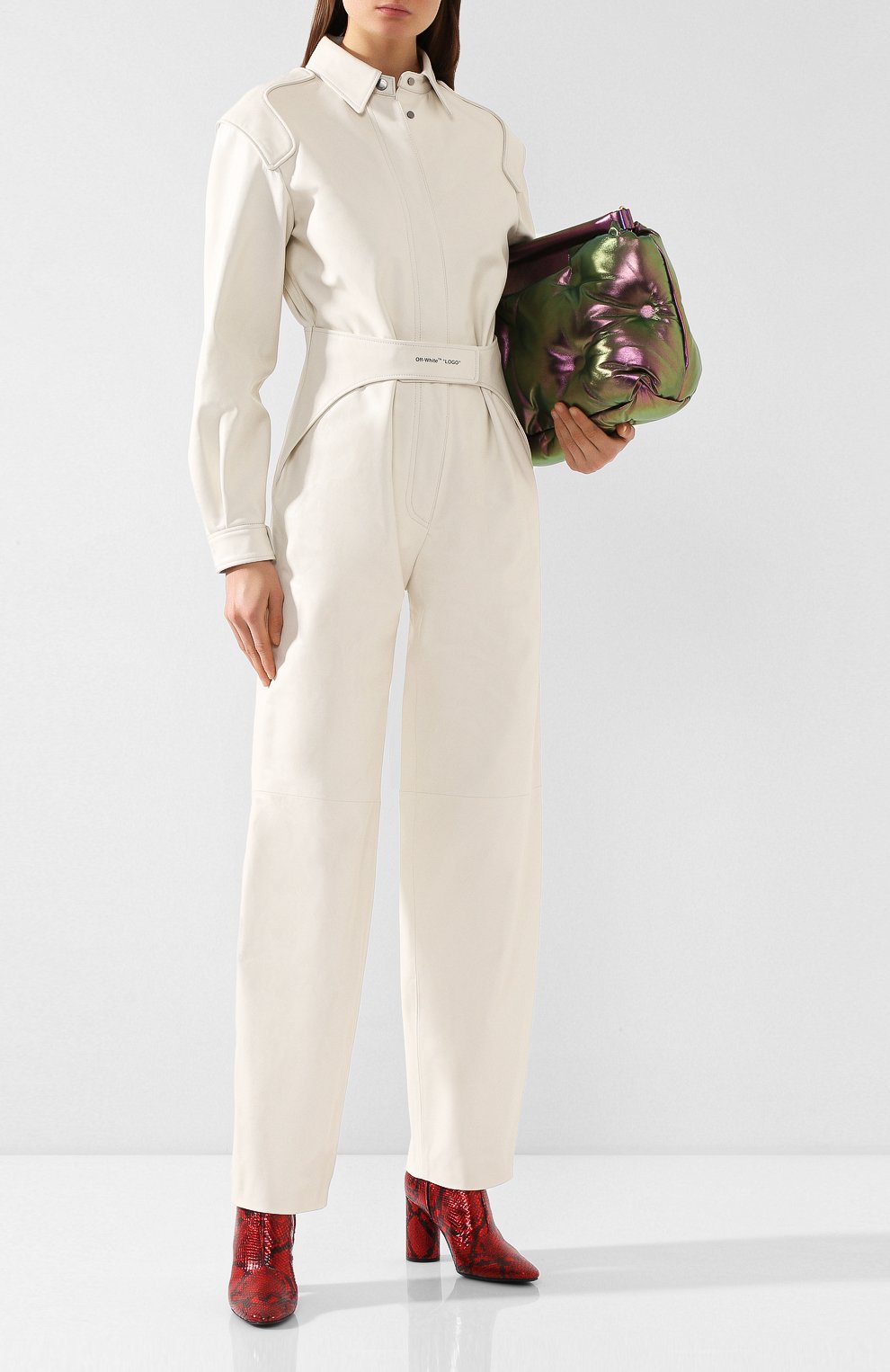 Кожаный комбинезон OFF-WHITE, арт. 0WJI001F199860504800, фото 2