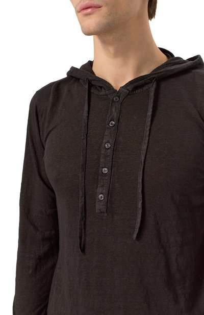 Льняной лонгслив-хенли 120% LINO, арт. 32ALIM7553/E908/S00, фото 5