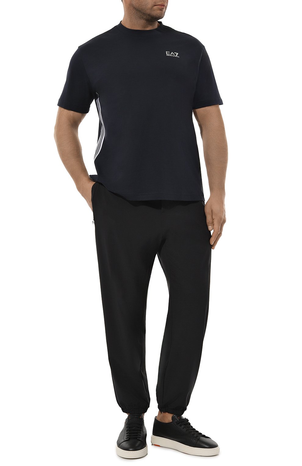 Хлопковая футболка EA7, арт. 6DPT19/PJ0LZ/3XL, фото 2