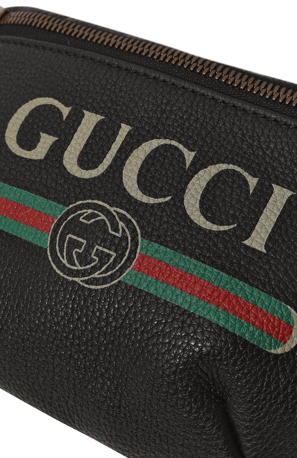 Кожаная поясная сумка gucci print small GUCCI, арт. 527792 0GCCT, фото 3