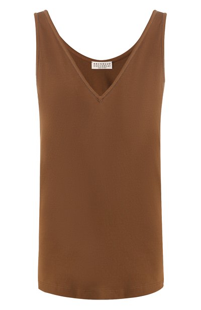 Женский хлопковый топ BRUNELLO CUCINELLI, арт. M0045B0332
