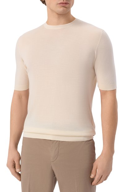 Джемпер из шерсти и шелка ANDREA CAMPAGNA, арт. TS0MC/LSC18R, фото 3