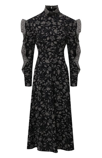 Женское хлопковое платье ISABEL MARANT ETOILE, арт. R02000-21A026E/LEENAE
