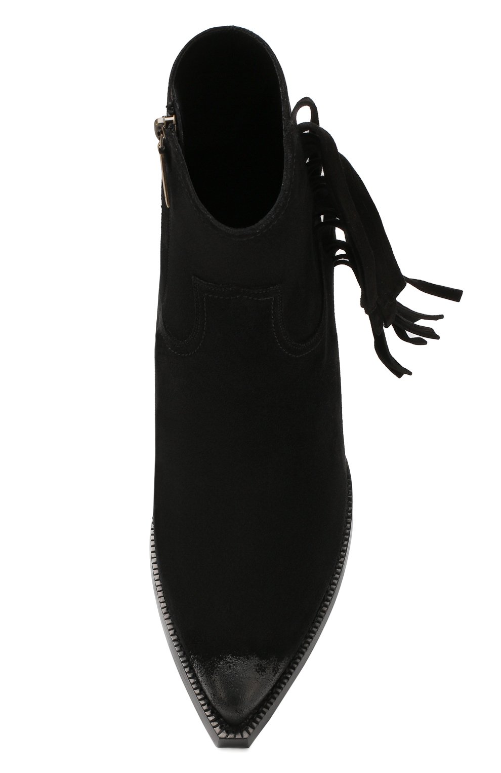 Замшевые казаки SAINT LAURENT, арт. 579491/BT300, фото 5