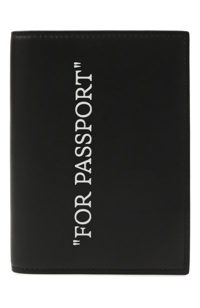 Мужской кожаная обложка для паспорта OFF-WHITE, арт. 0MND090F25LEA001