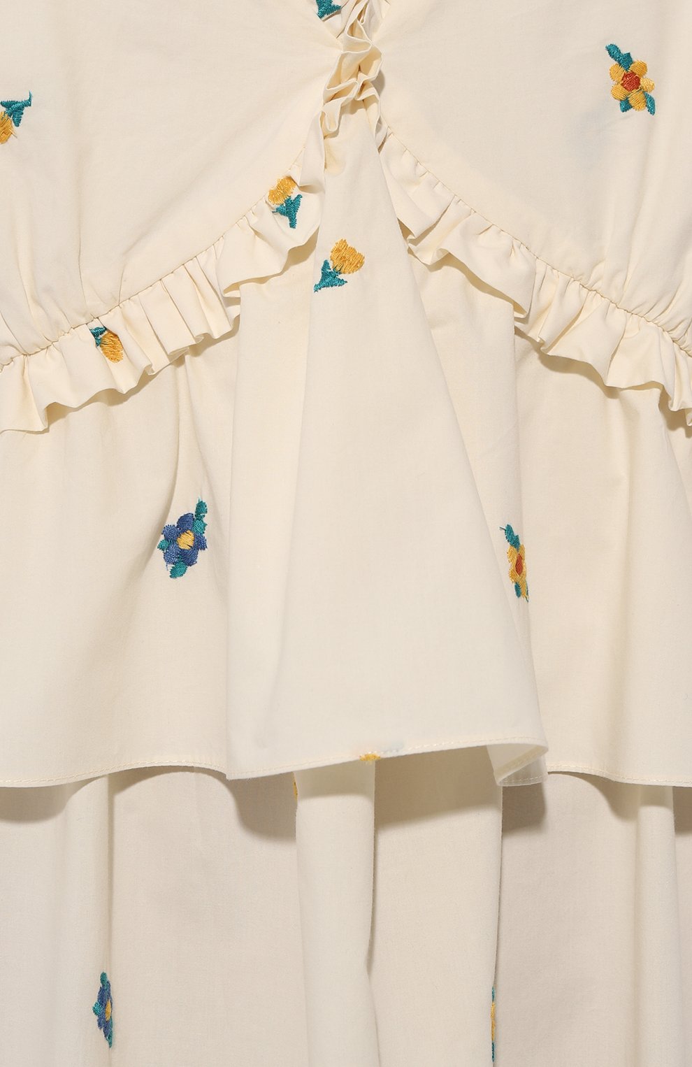 Хлопковое платье LOOM BY RODINA молочного цвета по цене 38600 руб., арт. LBR-SOFI, фото 5 Хлопковое платье LOOM BY RODINA, арт. LBR-SOFI, фото 5