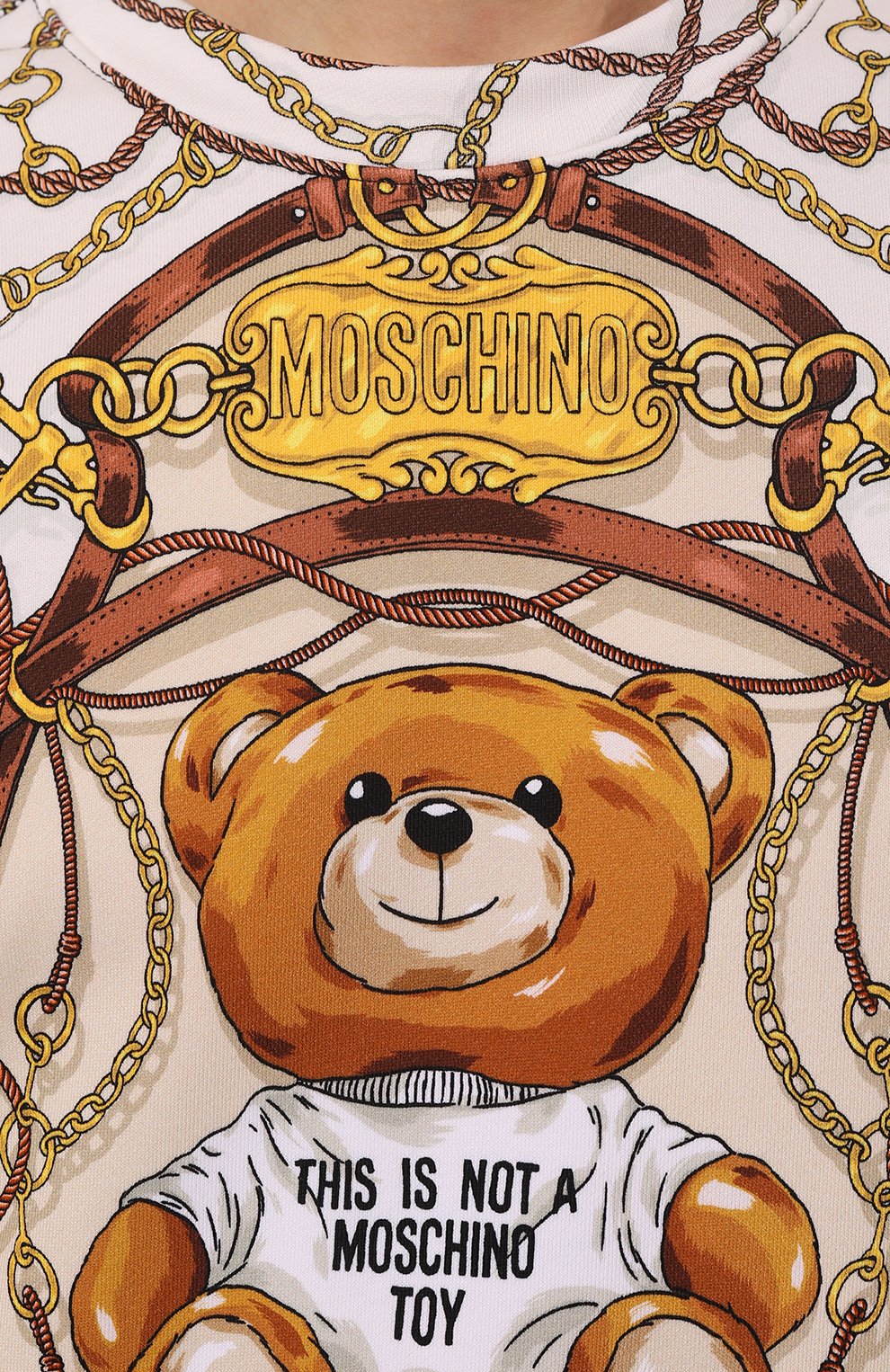 Хлопковый свитшот MOSCHINO, арт. V1711/5227, фото 5