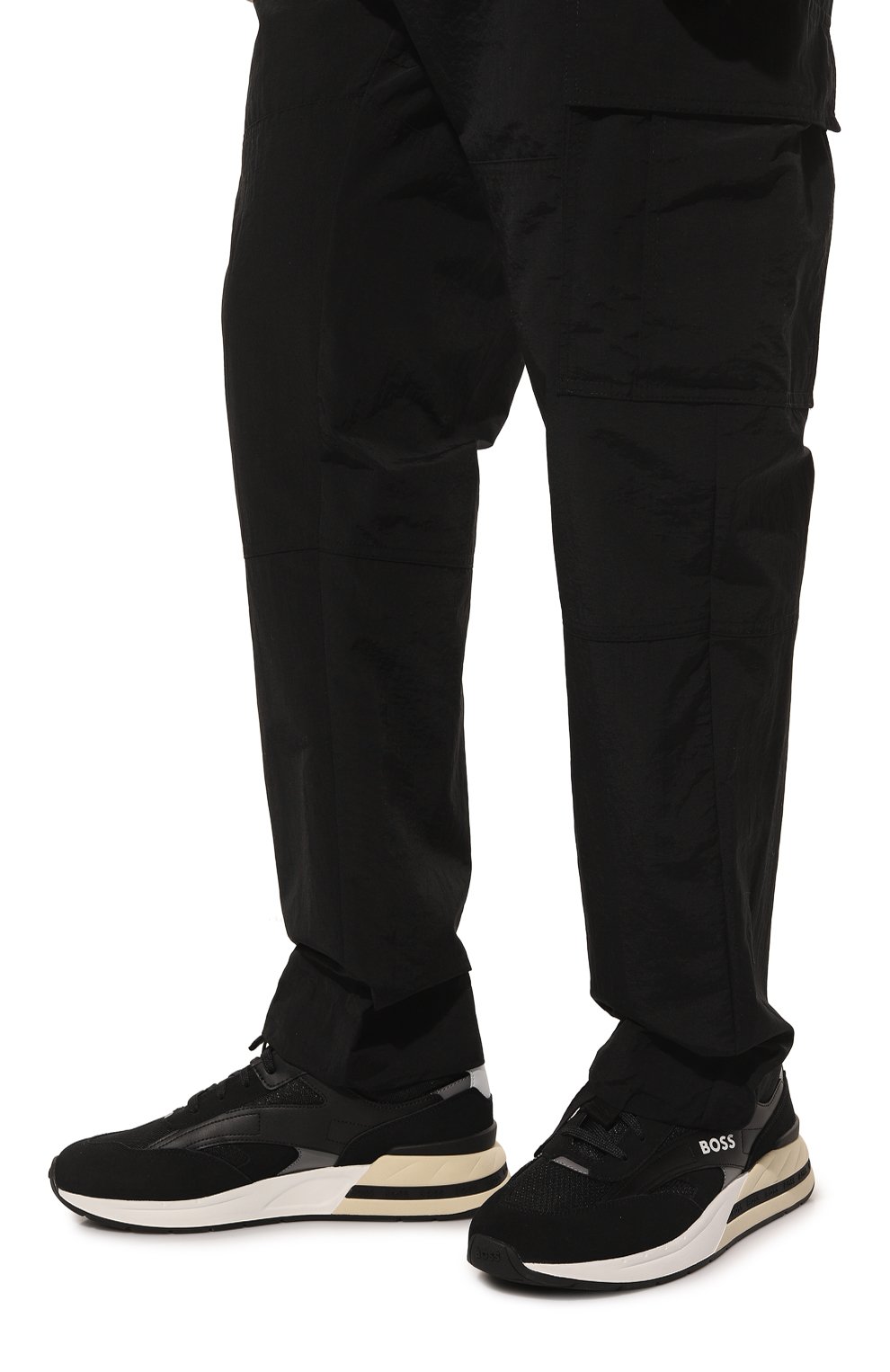 Комбинированные кроссовки  BOSS, арт. 50493214, фото 3