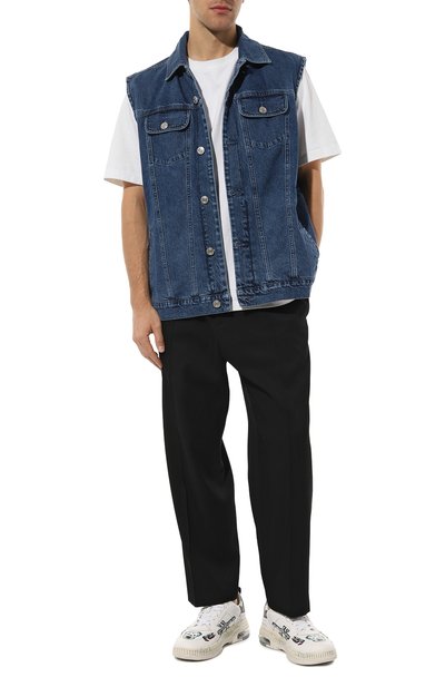 Кожаные кроссовки drake PREMIATA, арт. DRAKE/VAR318, фото 2