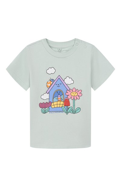 Хлопковая футболка STELLA MCCARTNEY, арт. TY8031