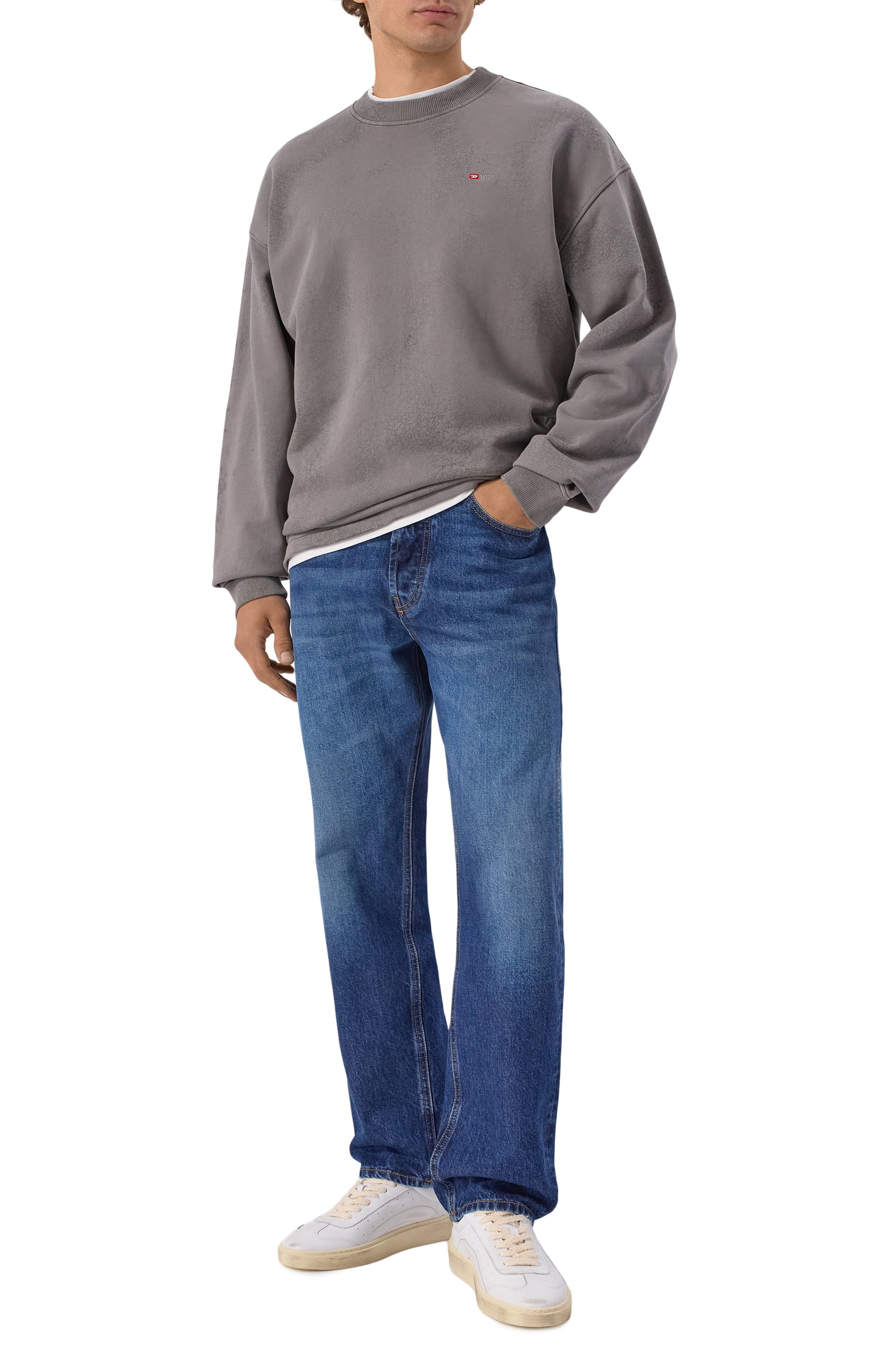 Джинсы 2024 d-macs DIESEL синего цвета по цене 21600 руб., арт. A18974/09I27, фото 2 Джинсы 2024 d-macs DIESEL, арт. A18974/09I27, фото 2