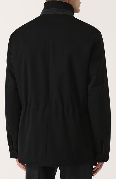 Кашемировая куртка на молнии с меховой подкладкой LORO PIANA, арт. FAG4528, фото 4