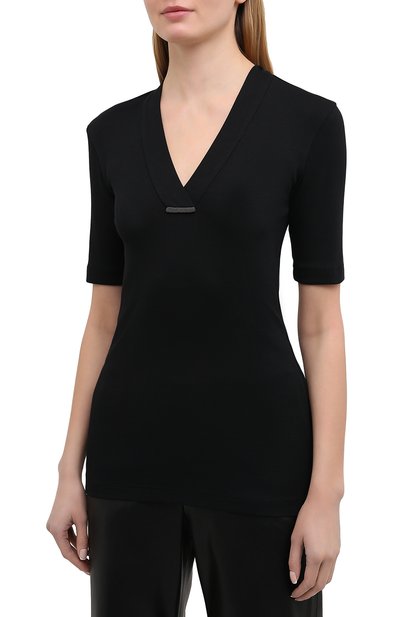 Хлопковая футболка BRUNELLO CUCINELLI, арт. M0TC8BJ422, фото 3