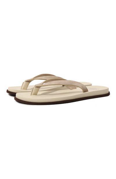 Замшевые шлепанцы BRUNELLO CUCINELLI, арт. MPUSILH266, фото 1