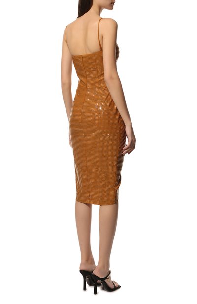 Платье с отделкой стразами GIUSEPPE DI MORABITO, арт. SS22231DR-147, фото 4