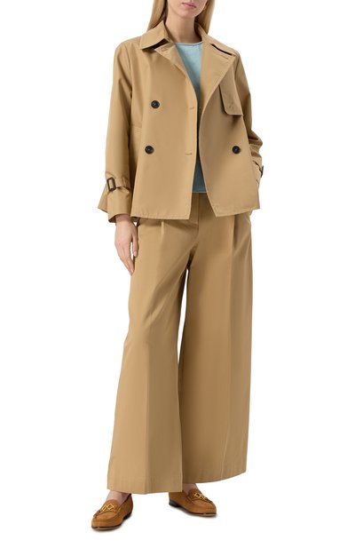 Хлопковый тренч WEEKEND MAX MARA, арт. BIGLIA, фото 2