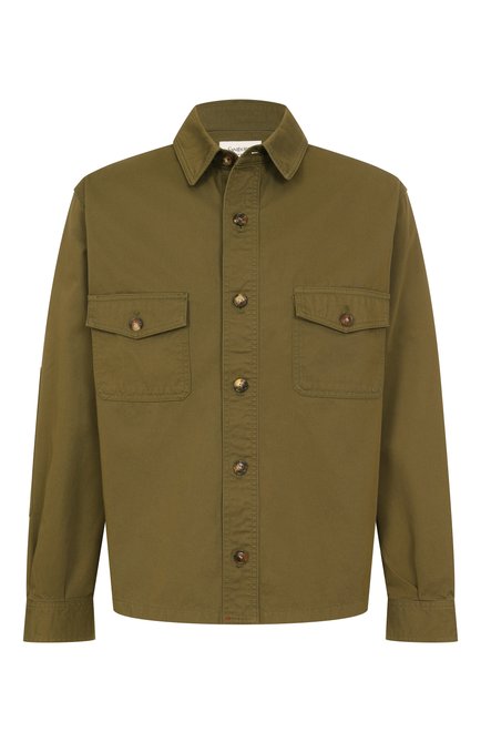 Мужская хлопковая куртка-рубашка SAINT LAURENT, арт. 816396/Y03JC