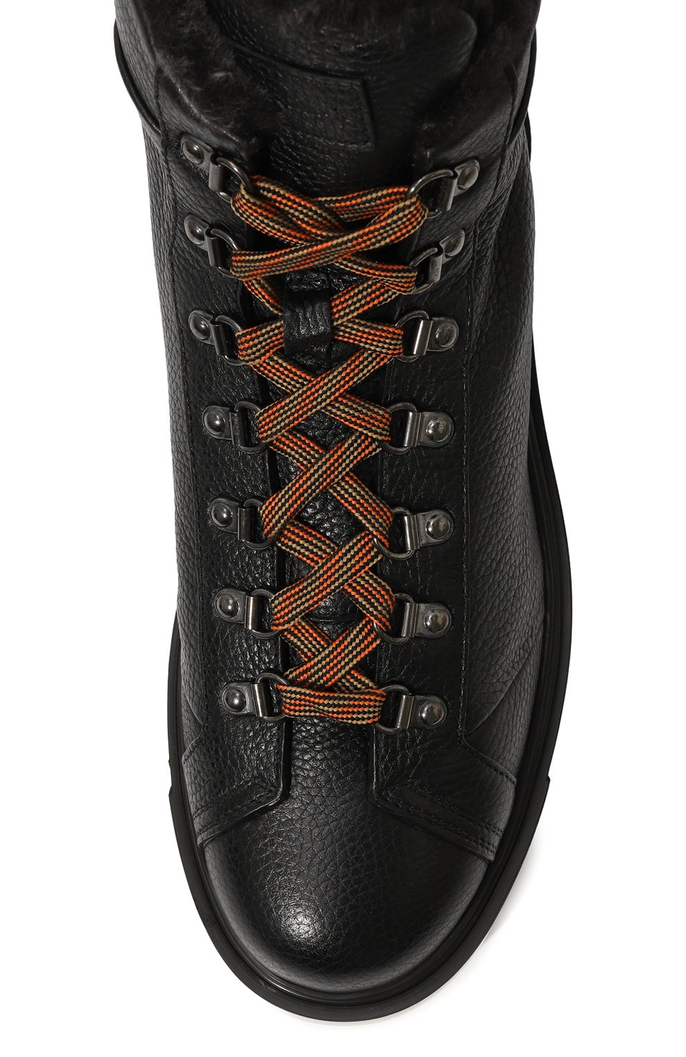 Кожаные ботинки SANTONI, арт. MGSG18190NERAMMMN01, фото 6
