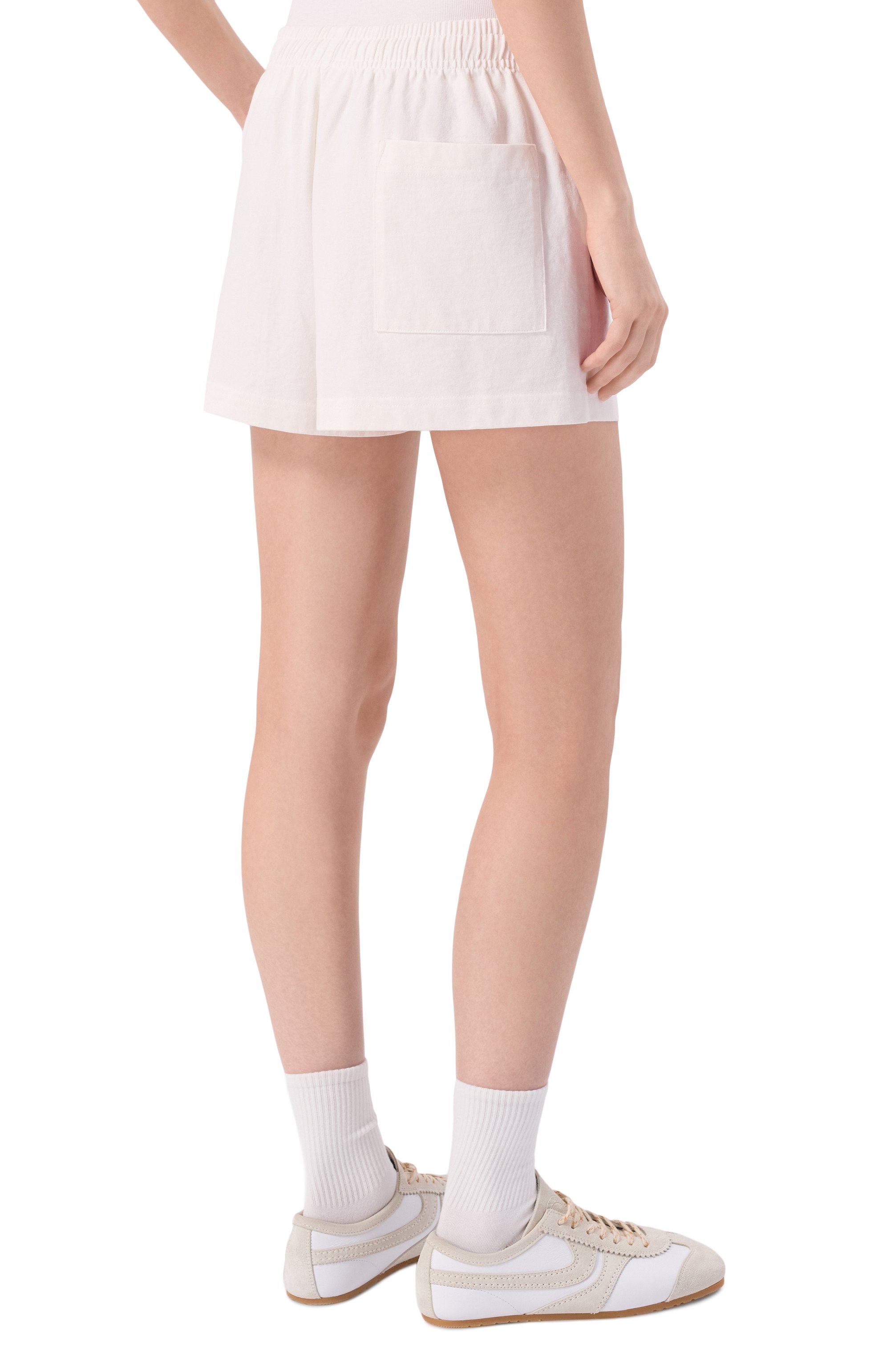 Хлопковые шорты luxury club SPORTY AND RICH, арт. SH0377842WH01/S&R LUXURY CLUB DISC0 SH0RT, фото 4