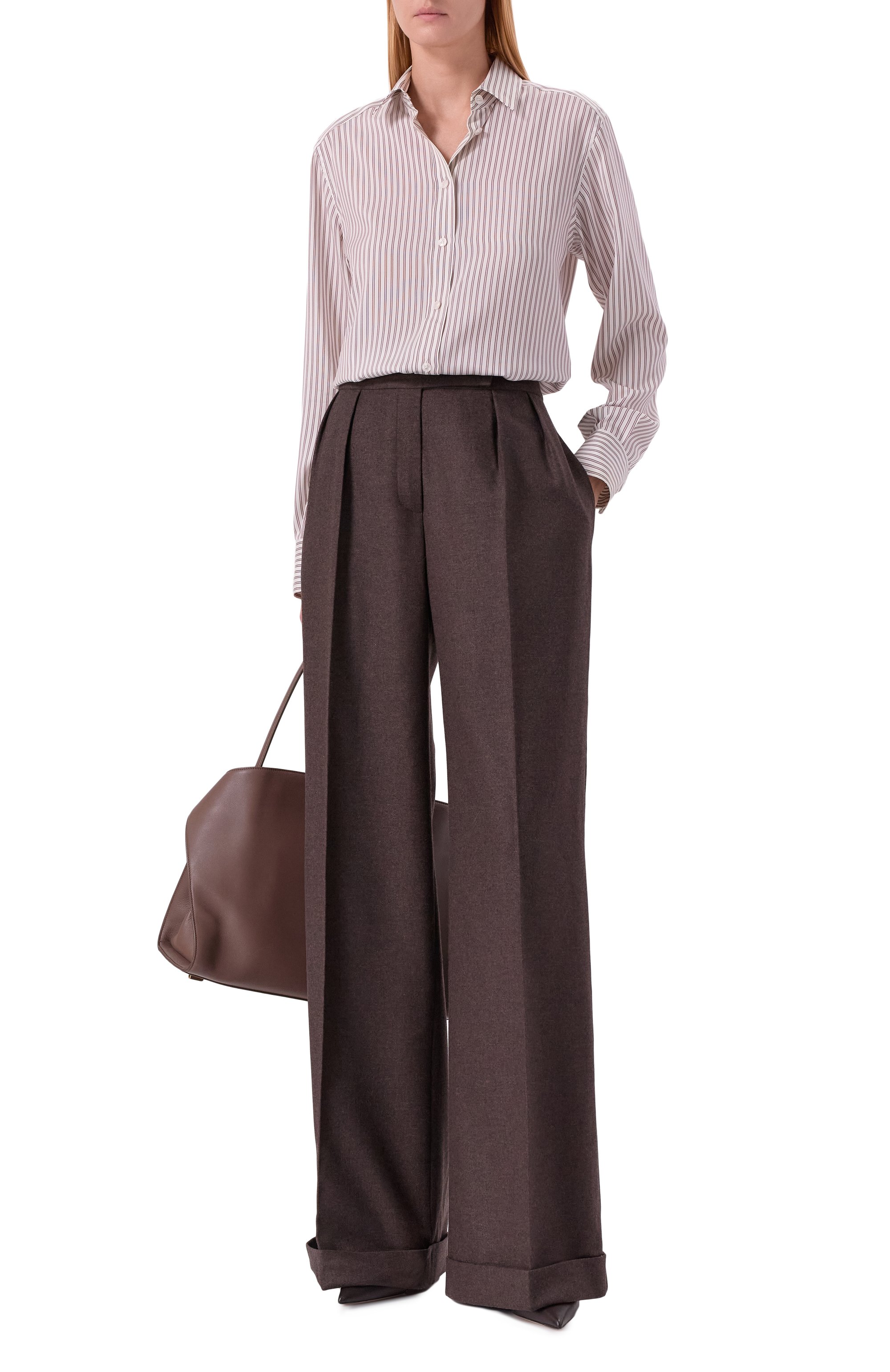 Брюки из шерсти и кашемира KITON, арт. D56108K0563G08, фото 2