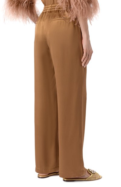 Шелковые брюки DOLCE & GABBANA, арт. FTC9FT/FU1NU, фото 4