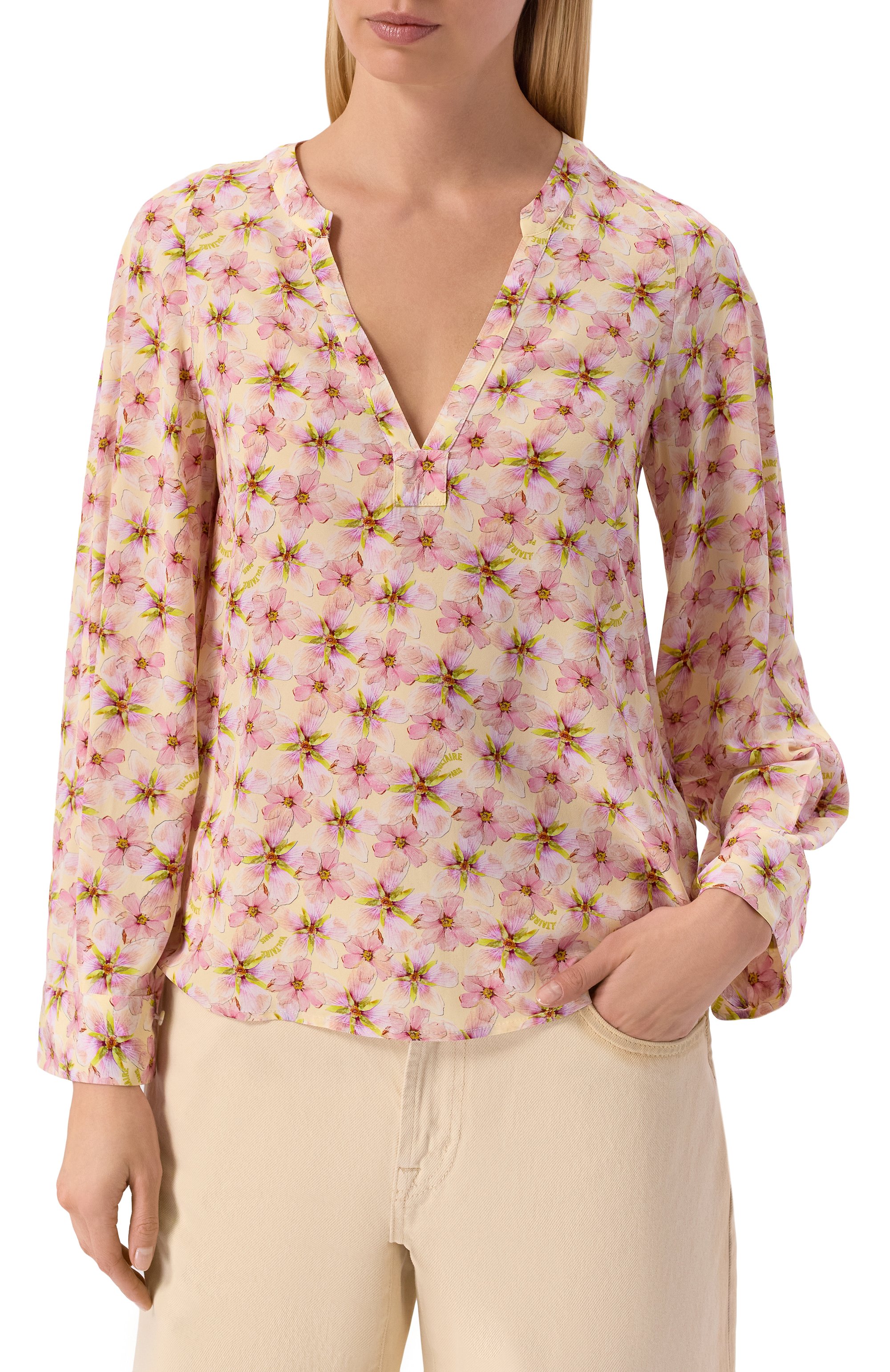 Блузка из вискозы ZADIG AND VOLTAIRE, арт. WWSH02320, фото 3